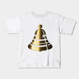 Bell Gold Shadow Silhouette Anime Style Collection No. 369 Kids T-Shirt